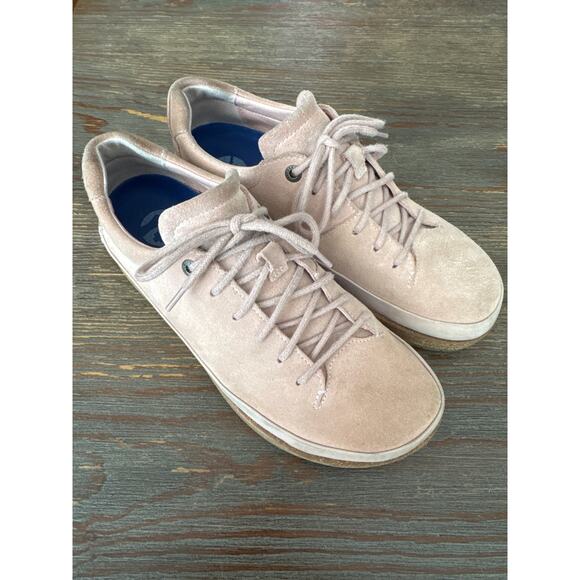 Women's Birkenstock Bend Low Nubuck Leather Sneakers in Pink size 40 Lagenlook - Picture 2 of 7